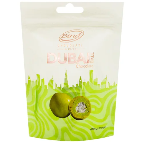 Драже Bind Chocolate з фісташковою начинкою та кадаїфом 60г