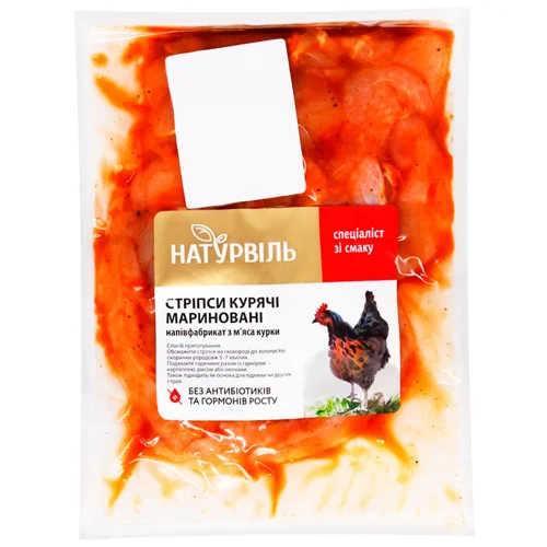 СТРІПСИ З КУРКИ МАРИН.ТМ НАТУРВІЛЬ