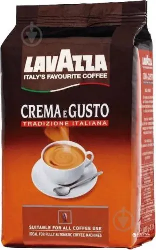 Кава Lavazza Tradizione Italiana Crema e Gusto в зернах 1кг
