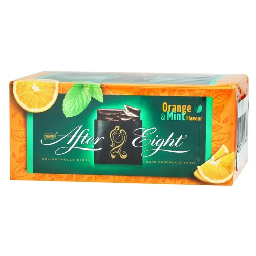Цукерки Nestle After Eight шоколадні апельсин та м'ята 200г