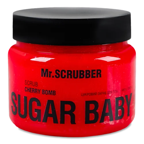 Скраб для Тіла Цукровий Cherry Bomb Sugar Baby, Вищий ґатунок, 450г