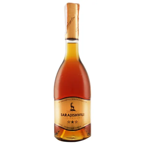 Коньяк 3* 40% Сараджишвілі 0,5л
