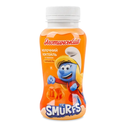 Коктейль Молочний 2.5% Ультрапастеризований Карамель Яготинський, 185г