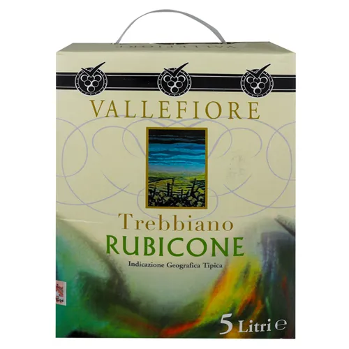 Вино Vallefiore Trebbiano Rubicone біле сухе 11% 5л