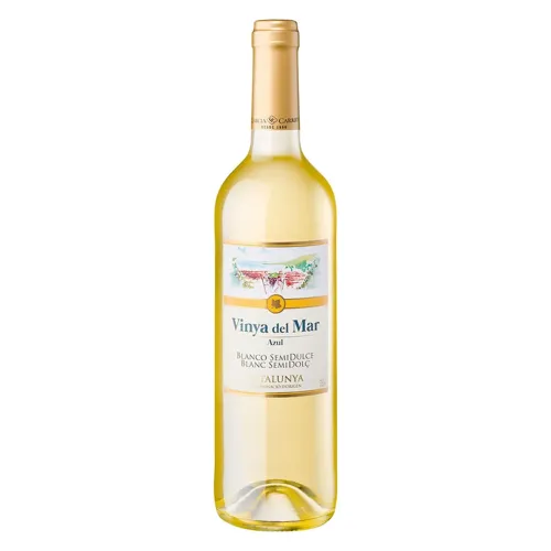 Вино сортове біле напівсолодке Vinya del Mar 0,75л