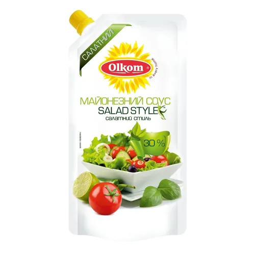 Майонезний соус Olkom Salad style 30% 330г