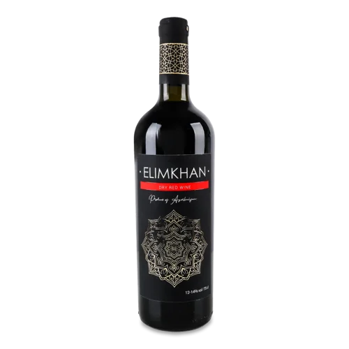 Вино Червоне Сухе 0.75л 12-14% Сапераві&Мадраса&Мерло Elimkhan пл