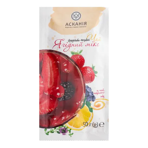 Чай фруктово-медовий Ягідний мікс Асканія м/у 50г