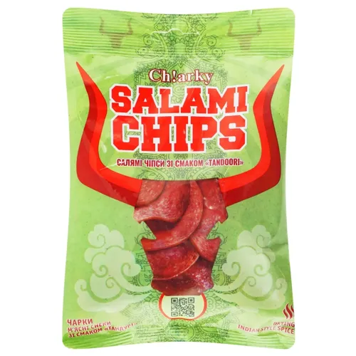 Чіпси Ch!аrky салямі зі смаком тандурі 40г