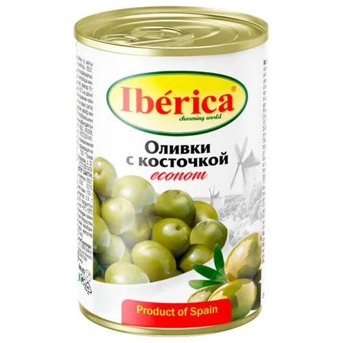 Оливки Iberica з кісточою 280г