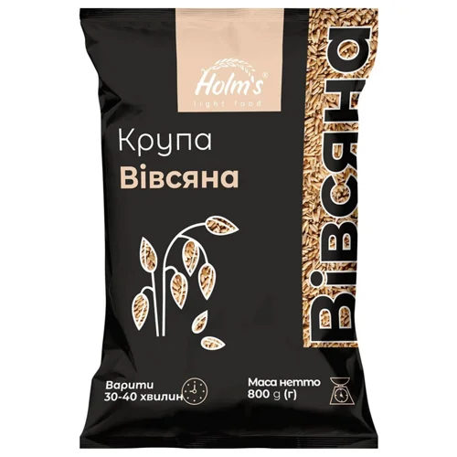 Крупа вівсяна Holm`s 800г