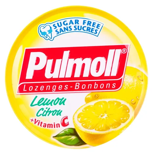 Льодяники Pulmoll лимон та лимонна трава 45г