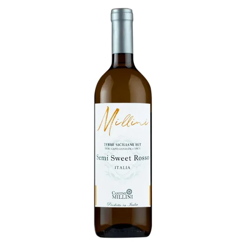 Вино Millini Semi Sweet Rosso IGT червоне напівсолодке 12% 0,75л