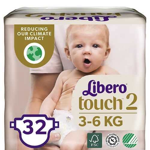 Підгузки Libero Touch 2 3-6кг 32шт