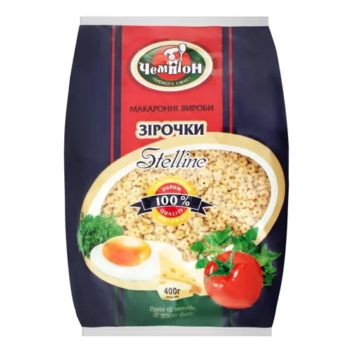 Вироби макаронні Stelline Чемпіон м/у 400г