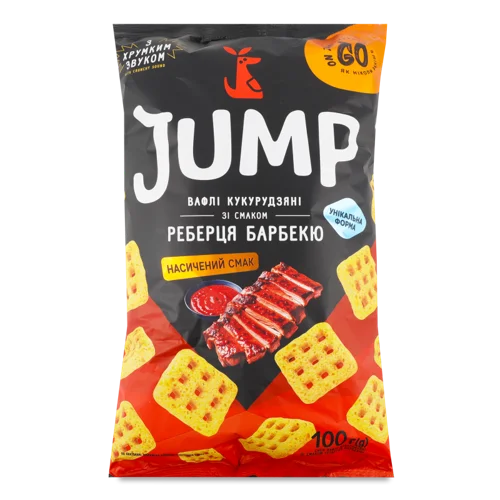 Вафлі Кукурудзяні Реберця Барбекю, м/у, 100г