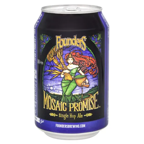 Пиво Founders Mosaic Promise напівтемне нефільтроване 5,5% 0,33л