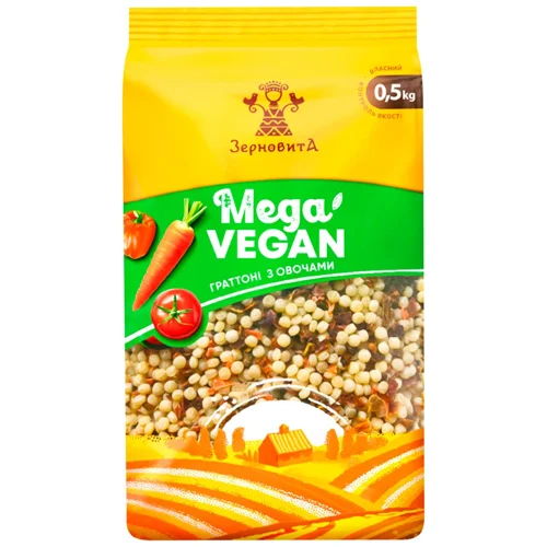 Граттоні Зерновита з овочами 500г