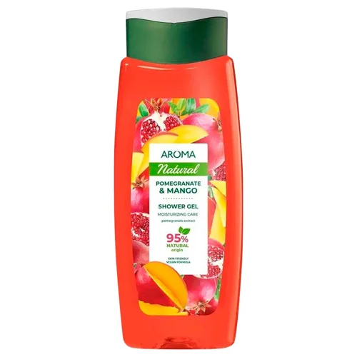 Гель для душу Aroma Natural Гранат та манго 400мл