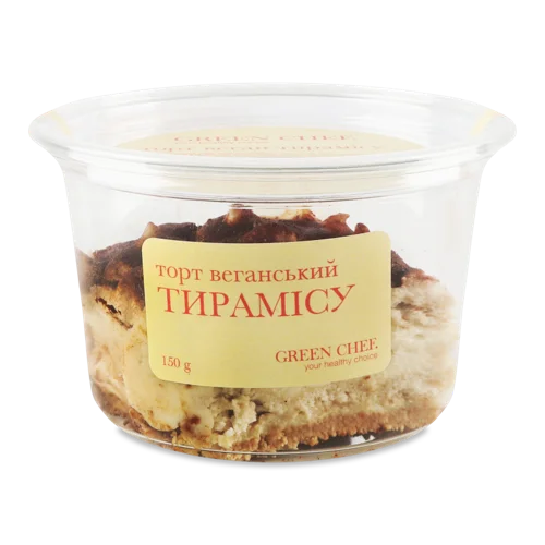 Веганський Торт Тирамісу Green Chef, ст 150г