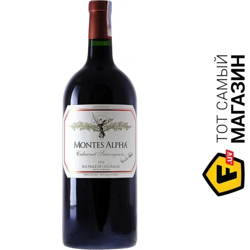 Вино Cabernet Sauvignon Alpha, Montes 3л 2017, 3л