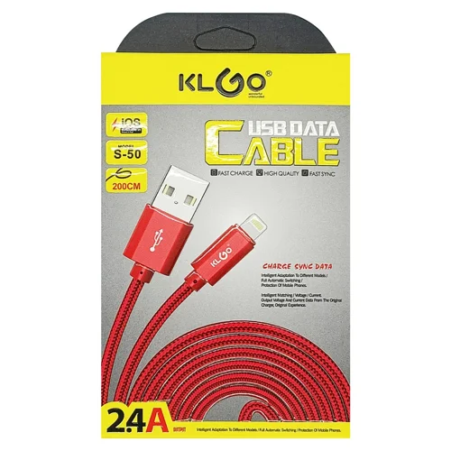 Кабель передачі даних Klgo USB-IOS 2м S-50 17488-12