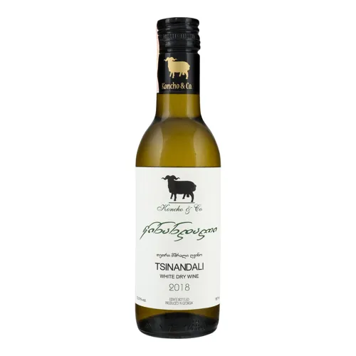 Вино Koncho&Co Tsinandali біле сухе 13% 187мл