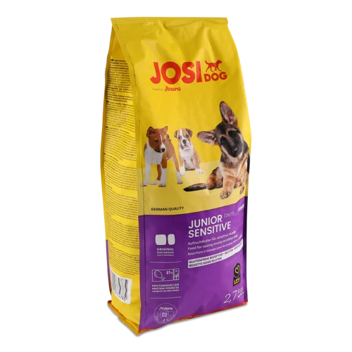 Корм Сухий Повнораціонний Для Підростаючих Собак Junior Sensitive JosiDog, в/ґ, 2.7 кг