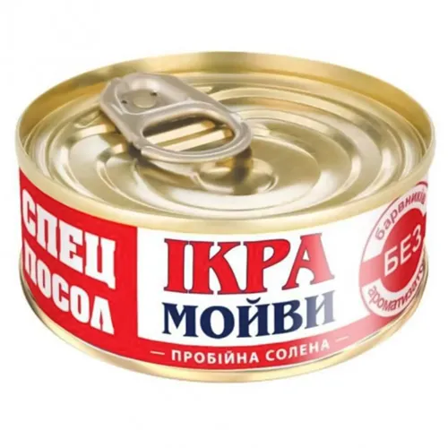 Ікра мойви Спец Посол пробійна солена 90г