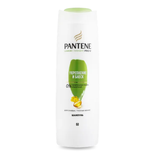 Шампунь Зміцнення Та Блиск Pantene PRO-V, 400мл