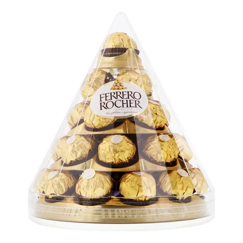 Цукерки вафельні хрусткі з цілим лісовим горіхом Ferrero Rocher п/у 350г