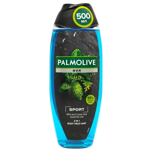 Гель для душу Palmolive Men Спорт Ефірні олії м'яти та листів кедра 500мл