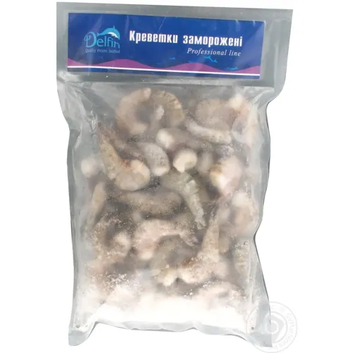 Креветки тигрові без голови заморожені 1кг