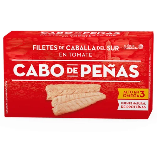 Скумбрія Cabo de Penas філе в томатному соусі 85г