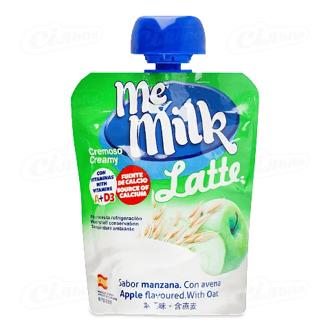 Йогурт MeMilk Latte яблуко з вівсянкою 2%, 90г