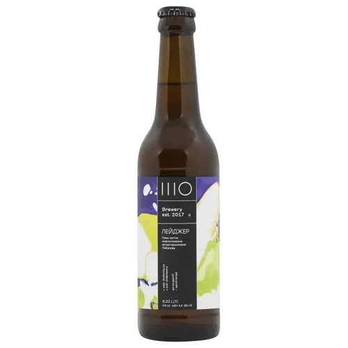 Пиво SHO Brewery Лейджер світле нефільтроване 4,5% 0,33л