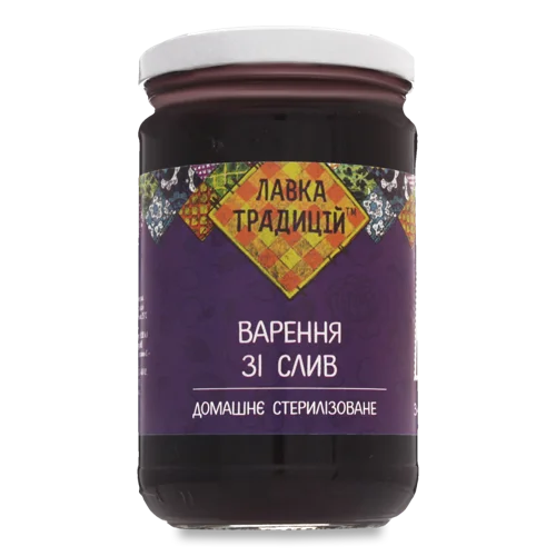 Варення Зі Слив, Вищого Ґатунку, У Скляній Банці, 340г