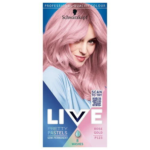 Фарба для волосся Live Ultra Brights Pretty Pastels P123 Рожеве золото