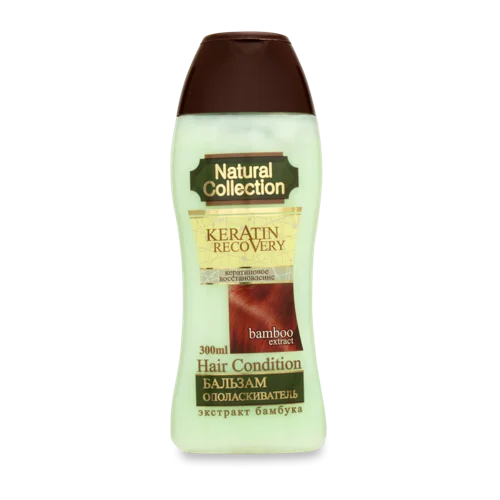 Бальзам-ополіскувач для Волосся з Екстрактом Бамбука Keratin Recovery Natural Collection, 300мл