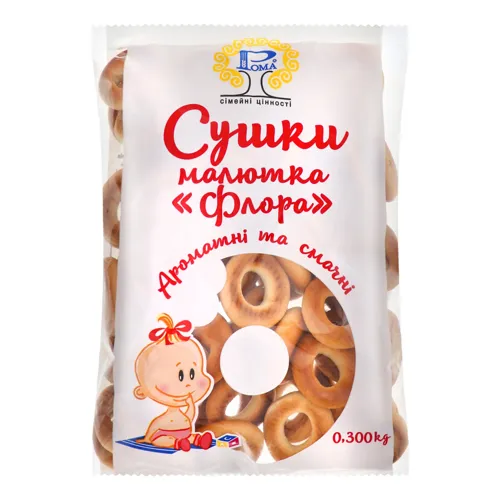 Сушки Малютка Флора Рома м/у 0.3кг