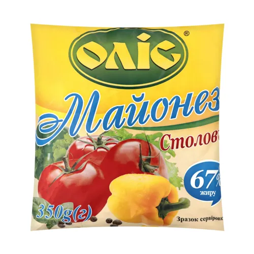 Майонез 67% Столовий Оліс м/у 350г