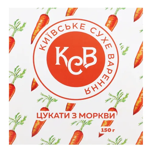 Цукати КСВ з моркви 150г х30