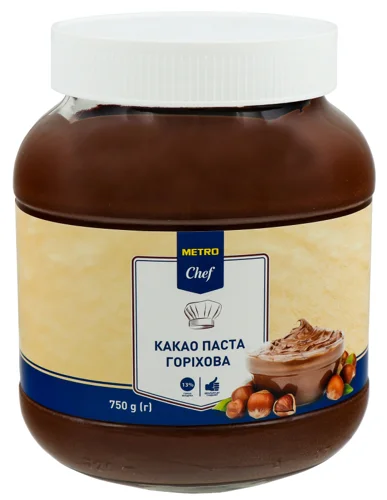Паста Горіх З Какао, В/Ґ, 750 Г