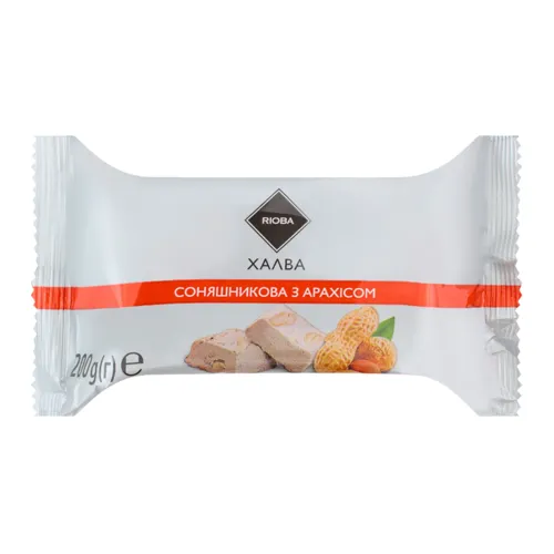 Халва соняшникова з арахісом Rioba м/у 200г