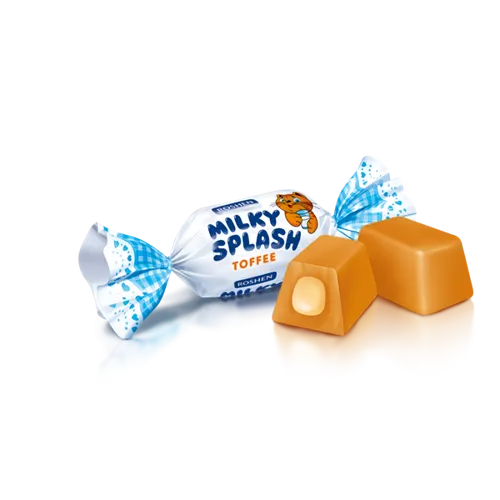 Ірис Roshen Milky Splash з молочною начинкою