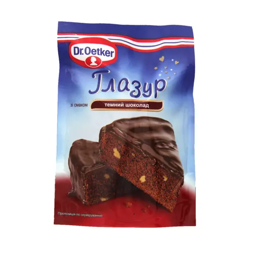 Глазур Темний шоколад Dr.Oetker для приготування 100г