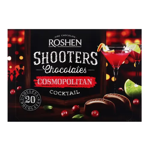 Цукерки шоколадні «Cosmopolitan Shooters» Roshen, 150г