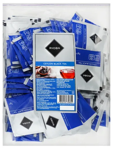 Чай чорний «RIOBA» цейлонський 100 пакетів