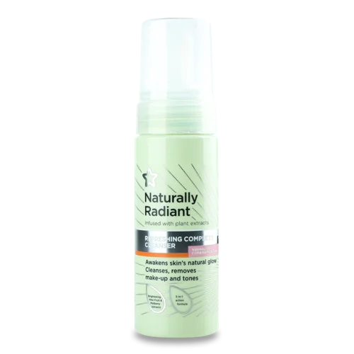 Мус для Очищення Обличчя Шовковиця-Ківі Naturally Radiant Superdrug, 150мл