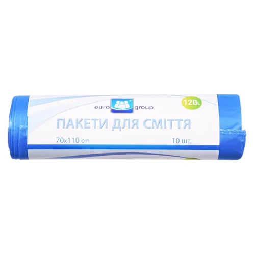 Пакети для сміття Eurogroup 120л 10шт